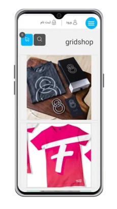 قالب فروشگاهی GridShop - https://gridshop.mysepehr.com	